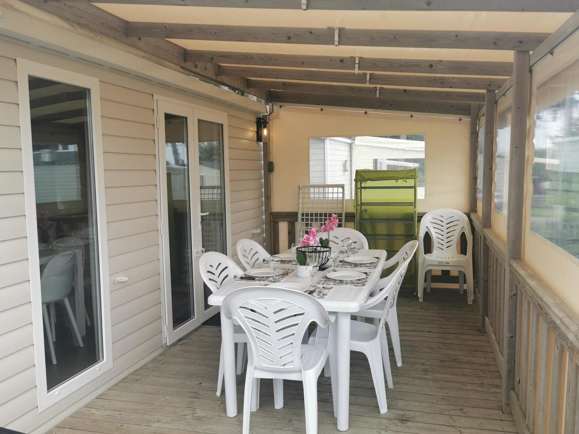 Mobilhome Vue Ocean La Costa Breizha 基伯龙 外观 照片